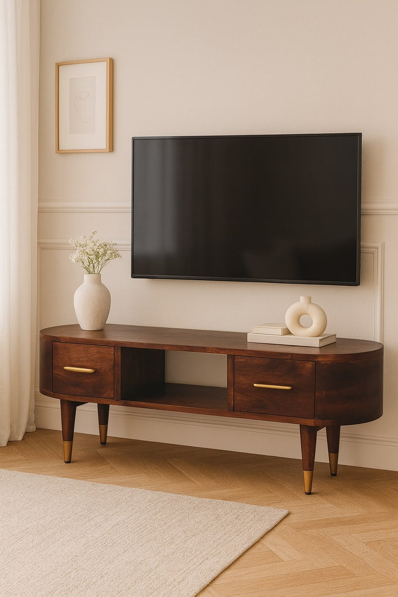 Two-Drawer Open-Slot Media Unit Artisan