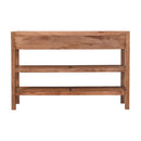 Woven Tier Console Table Artisan