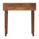 Arno Console Table in Golden Teak Artisan