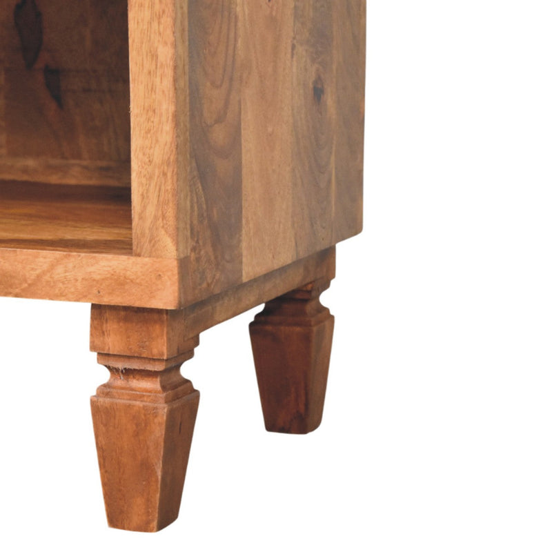 Arno Shoe Storage Unit in Golden Teak Artisan
