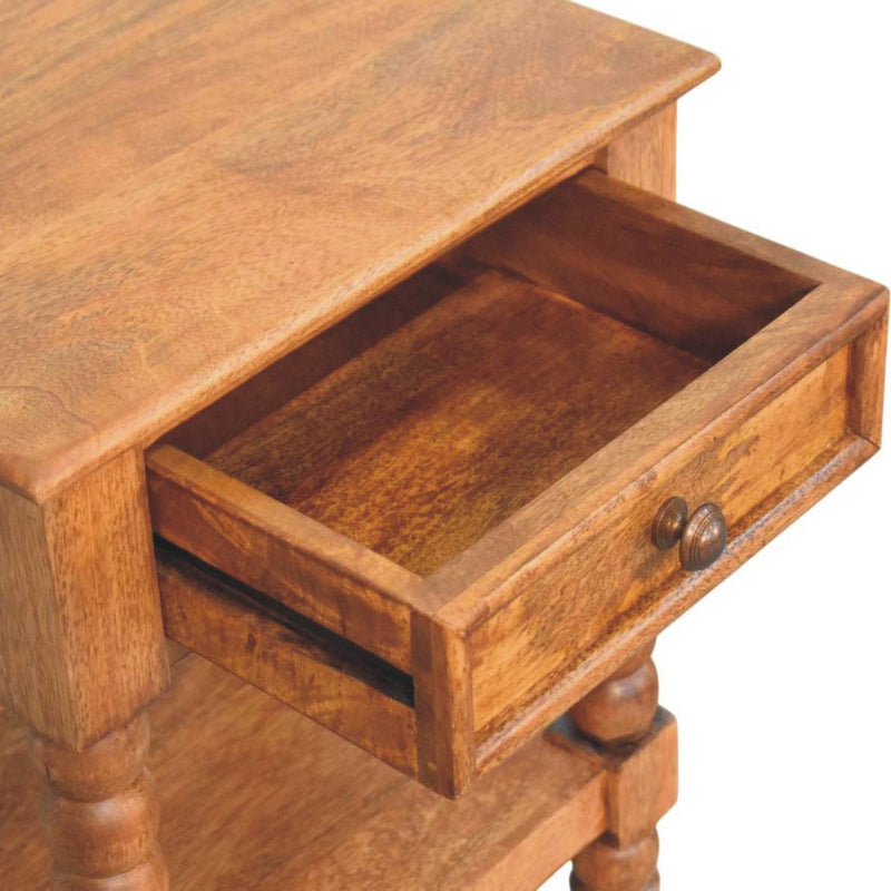 Spindle Bedside Nightstand Artisan