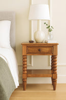 Spindle Bedside Nightstand Artisan