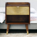 Manila Gold One Drawer nightstand Artisan