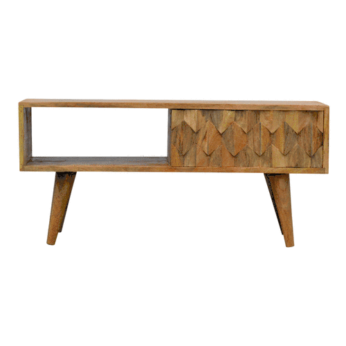 Pineapple Carve Sliding Media Unit Artisan
