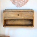 Floating Curve Open Slot nightstand Artisan