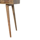 Tile Carved Open Slot Writing Desk