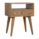 Assorted Oak-ish Open Slot Nightstand
