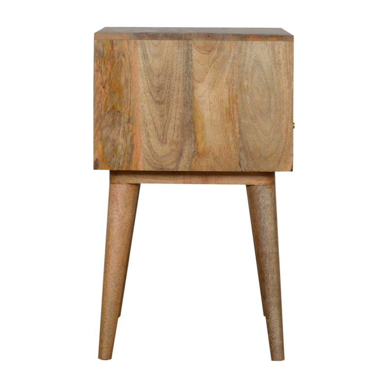 Assorted Oak-ish Open Slot Nightstand