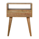 Assorted Oak-ish Open Slot Nightstand