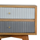 Line Grey Painted Nightstand