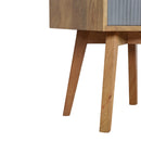 Line Grey Painted Nightstand