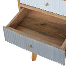 Line Grey Painted Nightstand