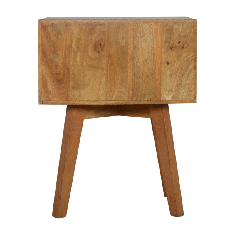 Line Grey Painted Nightstand