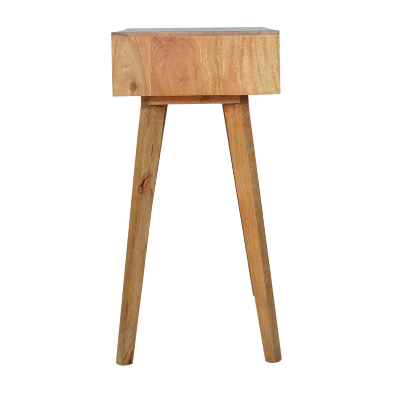 Grey Line Carved Writing Desk