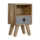 Small Star Painted Nightstand