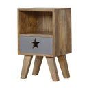 Small Star Painted Nightstand