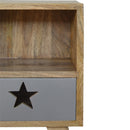 Small Star Painted Nightstand