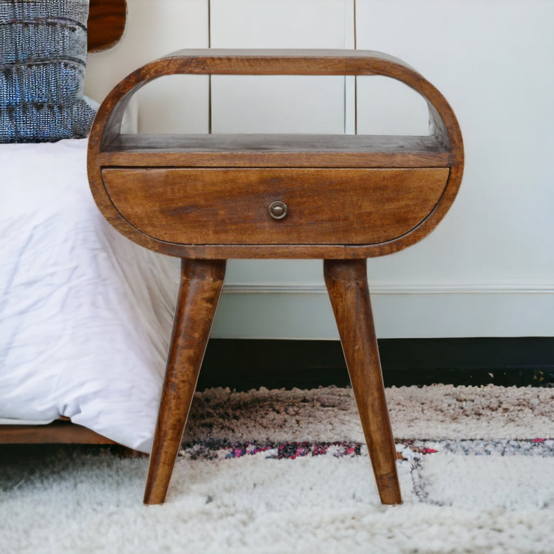 Chestnut 1 Drawer Nightstand Artisan