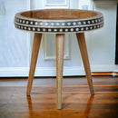 Small Dotted End Table Artisan