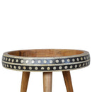 Small Dotted End Table Artisan