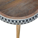 Small Dotted End Table Artisan