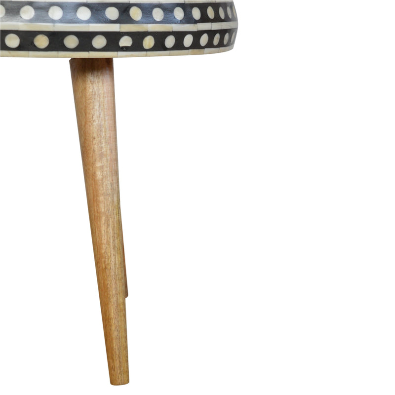 Small Dotted End Table Artisan