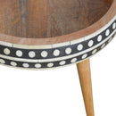 Small Dotted End Table Artisan