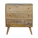 Curved Oak-ish Chest Artisan