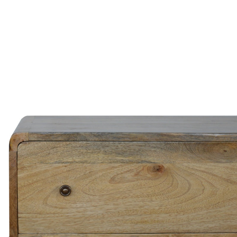 Curved Oak-ish Chest Artisan