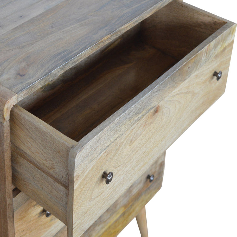 Curved Oak-ish Chest Artisan