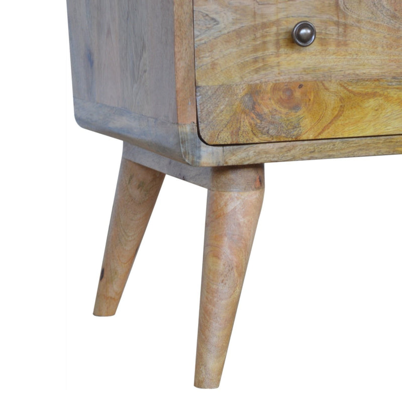 Curved Oak-ish Chest Artisan