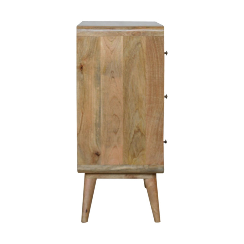 Curved Oak-ish Chest Artisan
