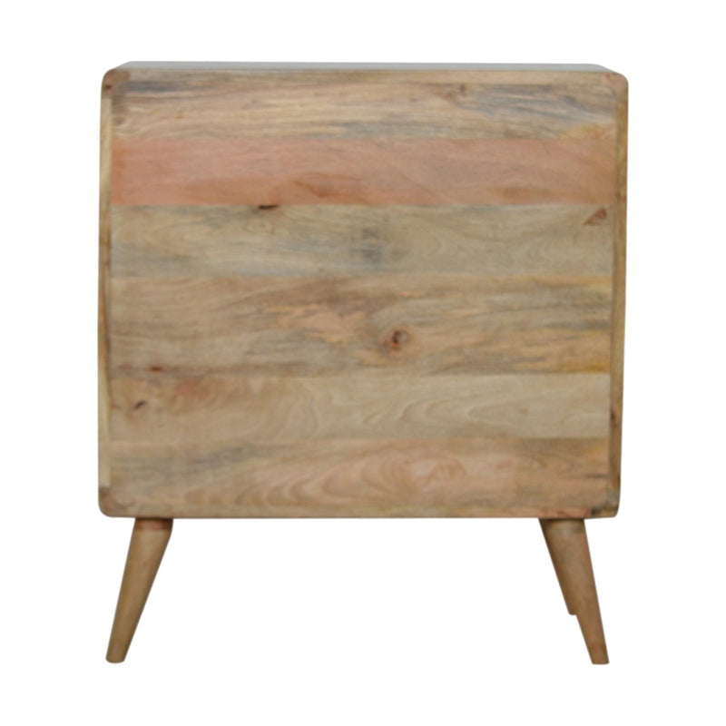 Curved Oak-ish Chest Artisan