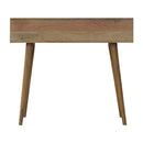 Taupe Floral Bone Console Table