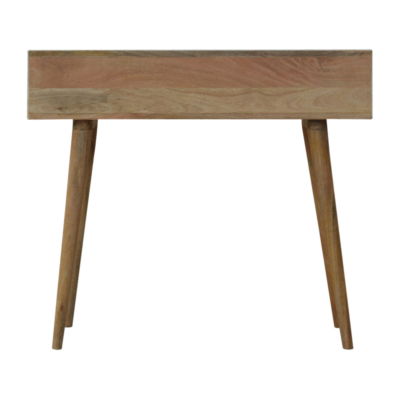 Taupe Floral Bone Console Table