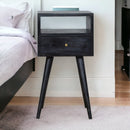 Mini Ash Black nightstand Artisan