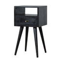 Mini Ash Black nightstand Artisan