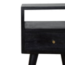 Mini Ash Black nightstand Artisan