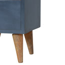 Charcoal Black Hand Painted Nightstand