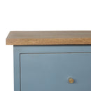 Blue Hand Painted Nightstand