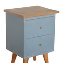 Blue Hand Painted Nightstand