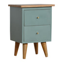 Green Hand Painted Nightstand