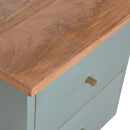 Green Hand Painted Nightstand
