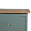 Green Hand Painted Nightstand