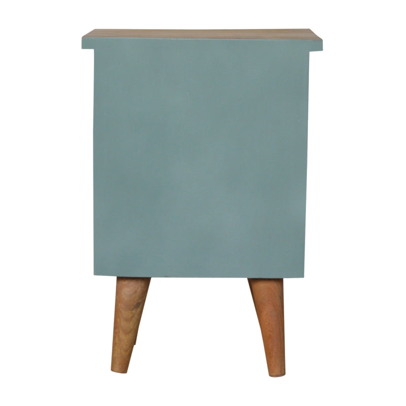 Green Hand Painted Nightstand