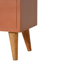 Brick Red Hand Painted Nightstand