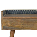 Bone Inlay Gallery Console Table