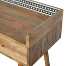 Bone Inlay Gallery Console Table