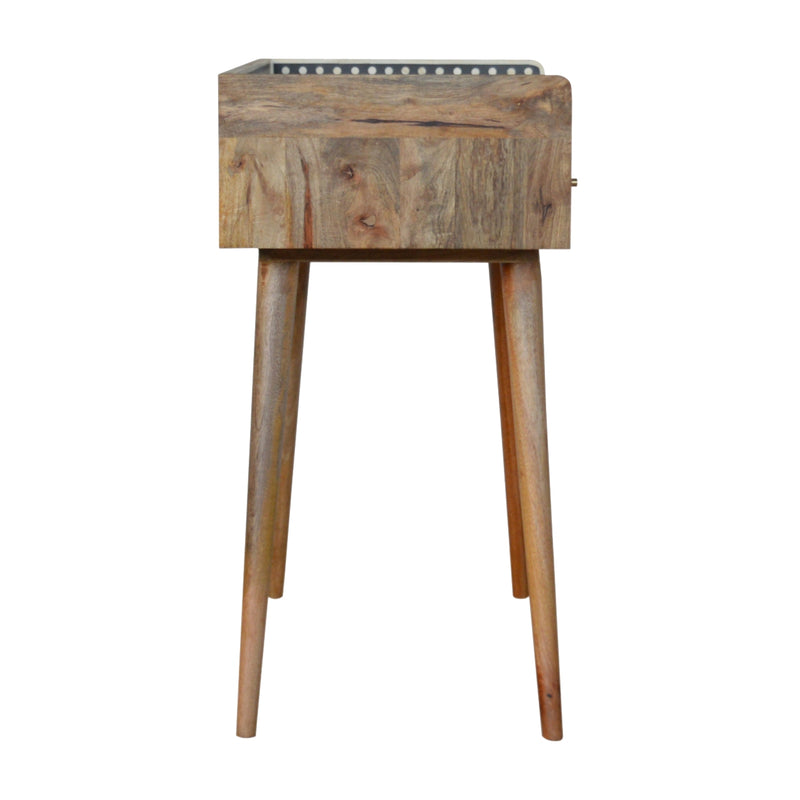 Bone Inlay Gallery Console Table