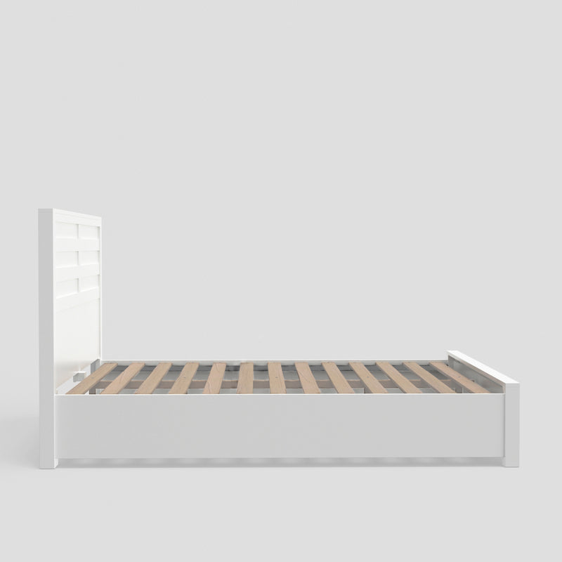 Lorraine Full Size Storage Bed, White